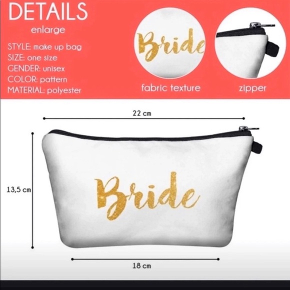 *Sold*Bridal Cosmetic Bag Bundle - Picture 6 of 10